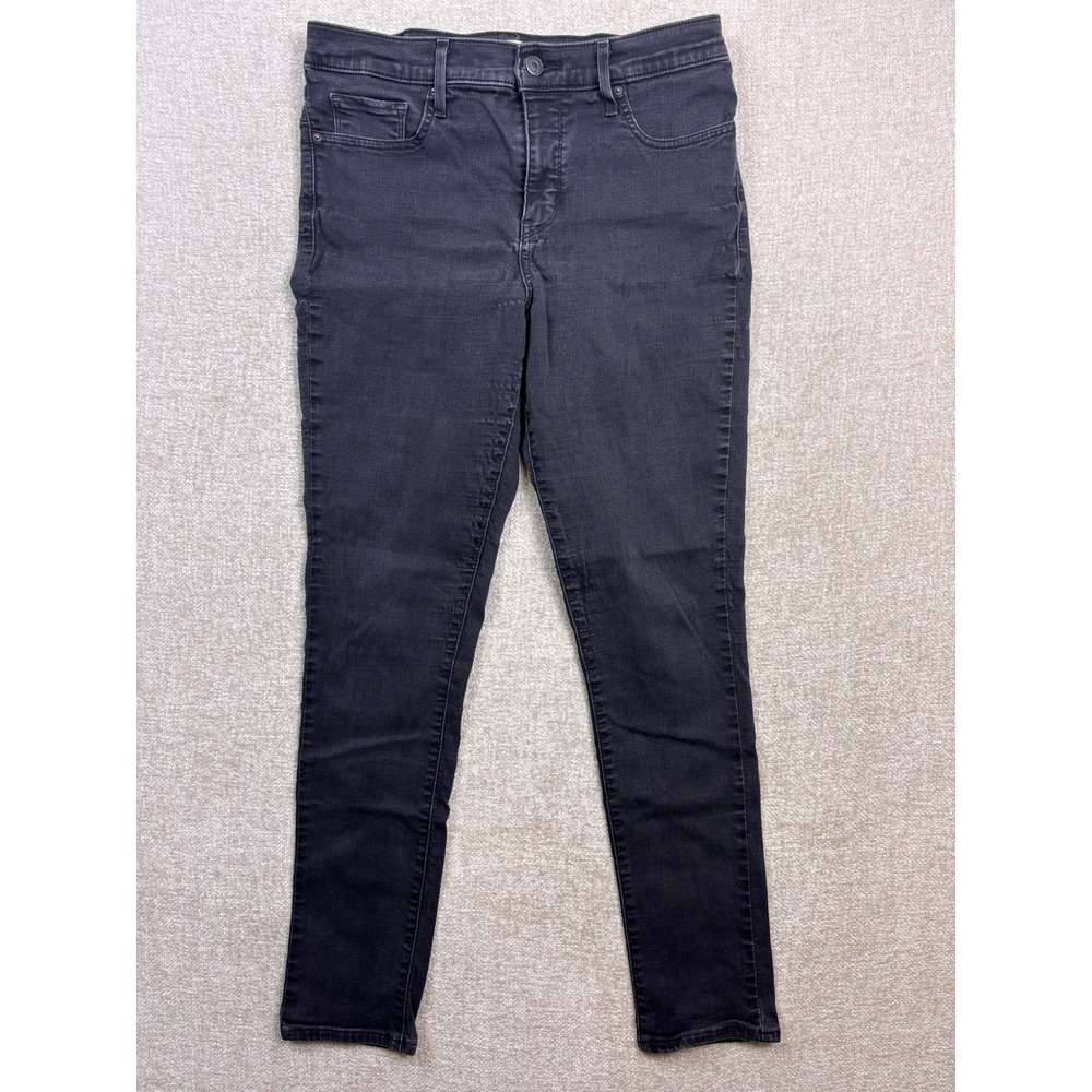 Levis 311 Shaping Skinny Jeans Womens 31x30 Black Mid Rise Denim 19649-0000